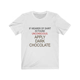 Chocolate - Unisex Jersey Short Sleeve Tee