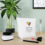 AJB Logo Cotton Cosmetic Bag - White