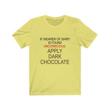 Chocolate - Unisex Jersey Short Sleeve Tee