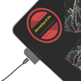 A&N Logo - Black - LED Gaming Mouse Pad