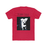STP A&N Logo - Puppy Love - Unisex Cotton Crew Tee - 15 Colors Available