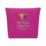 AJB Logo Cotton Cosmetic Bag - Pink