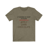 Chocolate - Unisex Jersey Short Sleeve Tee
