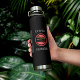 A&N Logo (Red) - Black - Copper Vacuum Insulated Bottle, 22oz