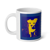 STP Logo - Puppy London - Jumbo Mug, 20oz - Blue
