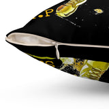 STP - Ab's Fav - Spun Polyester Square Pillow - Black