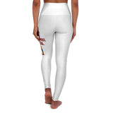 A&N Logo - Agenda - High Waisted Yoga Leggings - White