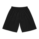 A&N Logo (Teal) Men's Basketball Shorts - Black