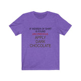 Chocolate - Unisex Jersey Short Sleeve Tee