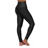 A&N Logo - Agenda - High Waisted Yoga Leggings - Black