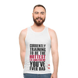 A&N - Hot Ex GF - Unisex Tank Top (AOP) - White