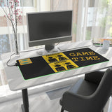 A&N Logo - Black/Yellow - LED Gaming Mouse Pad