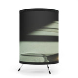 STP Tripod Lamp - Drinks - with High-Res Printed Shade - Brown