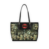 A&N Logo - Graffiti - PU Leather Shoulder Bag - Black