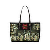 A&N Logo - Graffiti - PU Leather Shoulder Bag - Black
