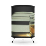 STP Tripod Lamp - Drinks - with High-Res Printed Shade - Brown