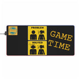 A&N Logo - Black/Yellow - LED Gaming Mouse Pad