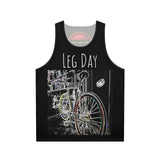 A&N - Leg Day - Unisex Tank Top (AOP) - Black