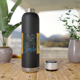 A&N Logo (Yellow) - Smile  - Soundwave Copper Vacuum Audio Bottle 22oz