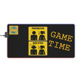 A&N Logo - Black/Yellow - LED Gaming Mouse Pad