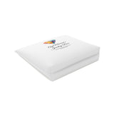 AJB Logo Cotton Cosmetic Bag - White