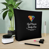 AJB Logo Cotton Cosmetic Bag - Black