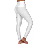 A&N Logo - Agenda - High Waisted Yoga Leggings - White