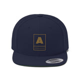 A&N Abernathys & Nix Unisex Flat Bill Hat - Navy Blue