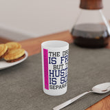 AJB Logo - Hustle - Conical Coffee Mugs (3oz, 8oz, 12oz)