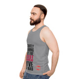 A&N - Hot Ex GF - Unisex Tank Top (AOP) - Grey