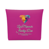 AJB Logo Cotton Cosmetic Bag - Pink