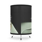 STP Tripod Lamp - Drinks - with High-Res Printed Shade - Brown