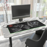 A&N Logo - Black - LED Gaming Mouse Pad