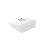 AJB Logo Cotton Cosmetic Bag - White