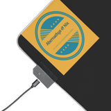 A&N Logo - Black/Yellow - LED Gaming Mouse Pad