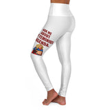A&N Logo - Agenda - High Waisted Yoga Leggings - White