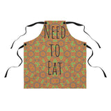 Apron - Print - Orange/Green